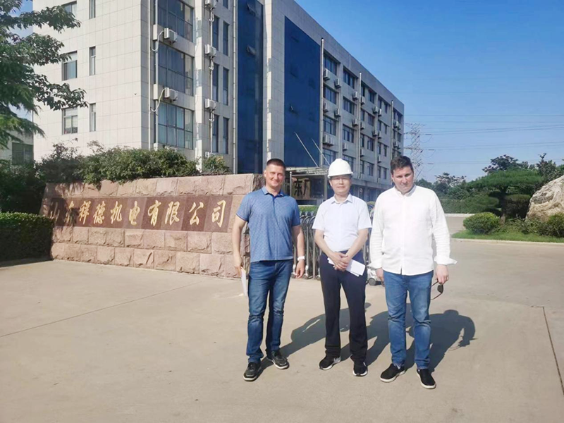 Russian clients visited the company for certification audit.